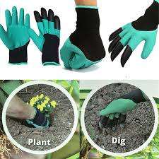 GARDEN GENIE GLOVE WITH CLAWS