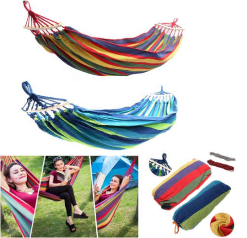 CAMPING HAMMOCK - Green / blue