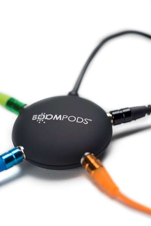 Boompods Multipod 4 x Audio Splitter - white