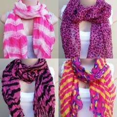 Ladies Scarf -  Pink colours