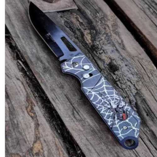 SPIDER switch  Blade Knife - Non-slip Design - For Outdoors / Camping
