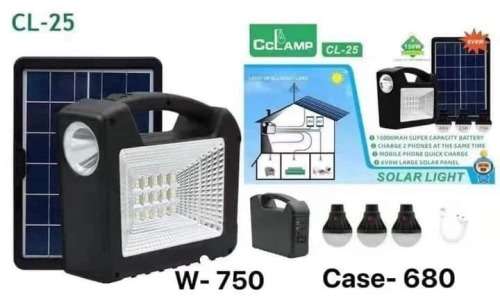Complete Solar Home Lighting and Charging System
