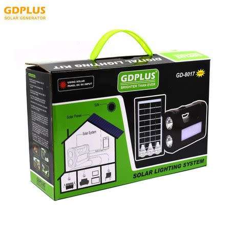 Complete Portable Solar Home Light and Charging System
