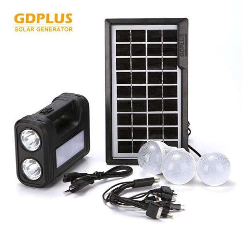 Complete Portable Solar Home Light and Charging System