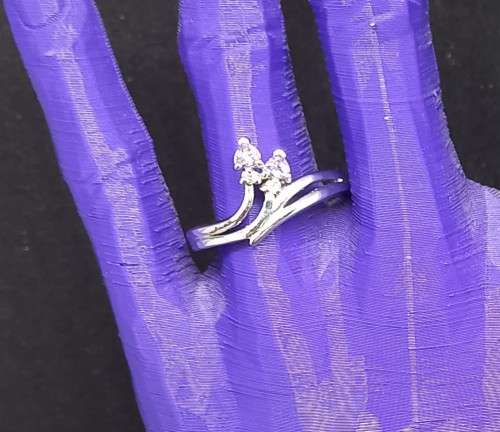 GORGEOUS 1.24ct Amethyst & Topaz 925 Sterling Silver Ring