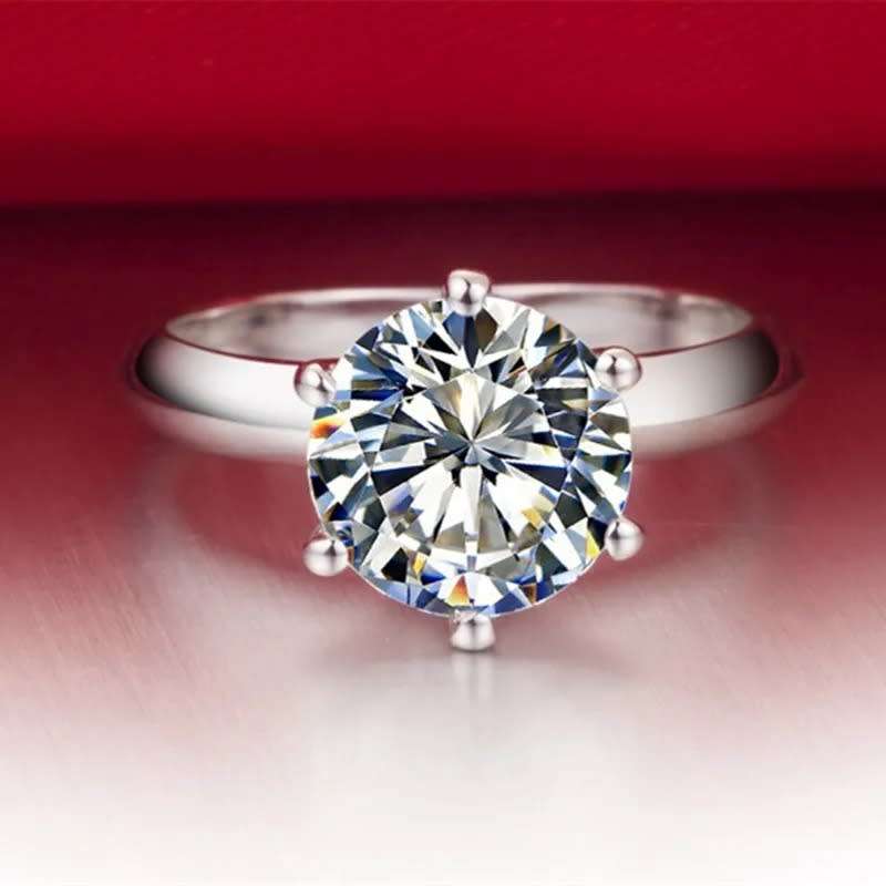 STUNNING Elegant 2.55ct Classic Solitaire Cubic Zirconia Ring Size 7