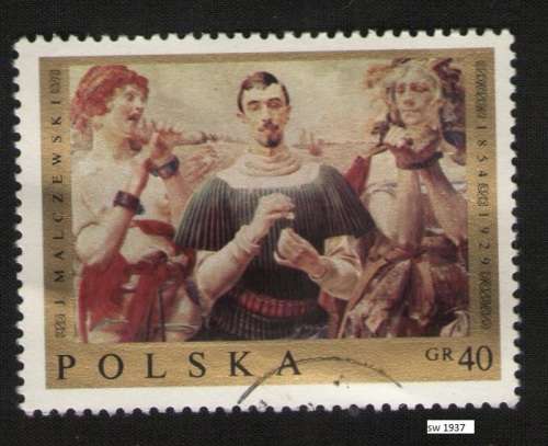 Poland used :1969 Polish Paintings * 40 Gr