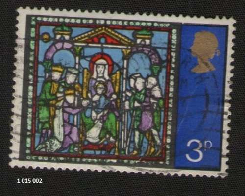 Great Britain used :1971 Christmas Stamps * 3 p* Adoration of the Kings