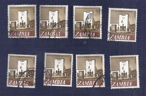 Zambia.1968.Local Motifs -  National Museum. Livingstone   5N (x  8)
