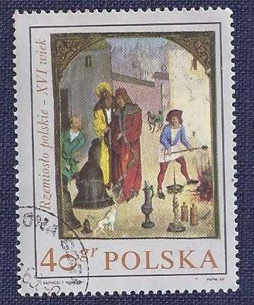 Poland.1969.Polish 16th Century Trades in Paintings (Full set of 8)