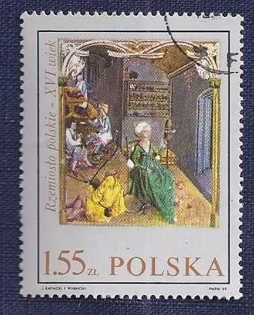 Poland.1969.Polish 16th Century Trades in Paintings (Full set of 8)