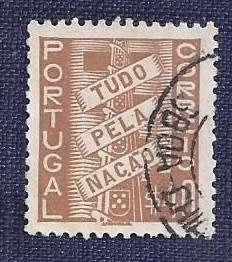 Portugal.1935.Coat of Arms with Scroll 40  Everything for the Nation