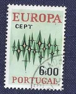 Portugal.1972.EUROPA Stamps  6Esc    C.E.P.T.- Stars