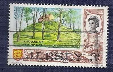 Jersey.1970.La Hougue Bie (prehistoric tomb)