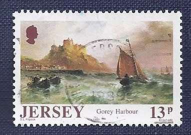 Jersey.1989.Gorey Harbour  by Sarah Louisa Kilpack