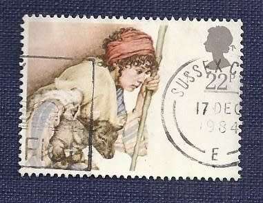Britain.1984.Christmas Shepherd and Lamb  22P