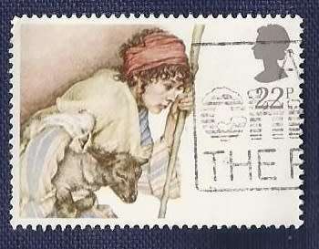 Britain.1984.Christmas Shepherd and Lamb  22P