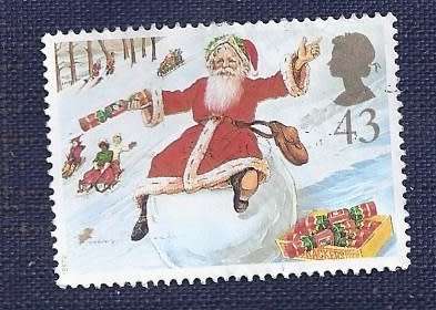 Britain.1997.Christmas - Father Christmas on Snowball  43P