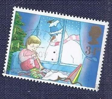 Britain.1987.Christmas -  34p  Child playing Recorder