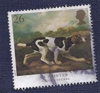 Britain.1991.Paintings by George Stubbs - A Pointer  26P