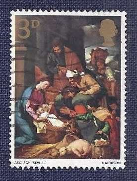 Britain.1967.Christmas - The Adoration of the Shepherds  3d