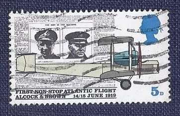 Britain.1969The 50th Anniversary of the 1st Non-stop Atlantic Flight  5p