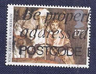 Britain.1985.Arthurian Legends  17p  King Arthur and Merlin