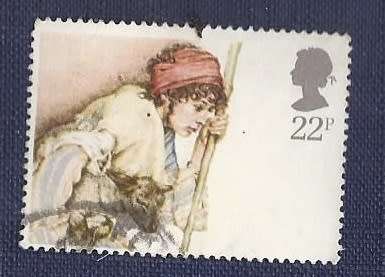 Britain.1984.Christmas Shepherd and Lamb  22P