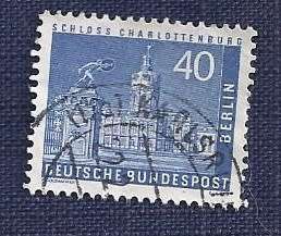 Berlin.1956.The Look of a Town  40Pfg   Charlottenburg Palace