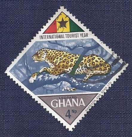 Ghana.1967.International Tourist Year  4NP  Leopard