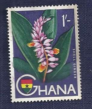 Ghana.1959.National Symbols  1`/-   Shell Ginger