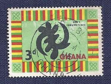 Ghana.1959.National Symbols  3d   Religious Symbol  `GOD`s OMNIPOTENCE`