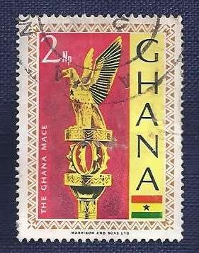 Ghana.1967.National Symbols  2NP  Ghana Mace