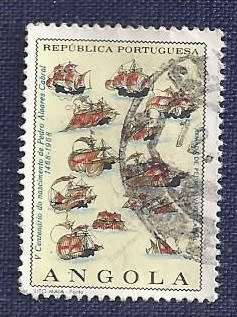 Angola.1968.500th Anniversary of the Birth of Pedro Cabral, Fleet of P. A. Cabral  2.50E
