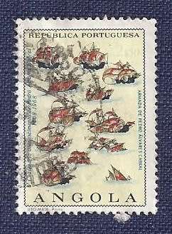 Angola.1968.500th Anniversary of the Birth of Pedro Cabral, Fleet of P. A. Cabral  2.50E