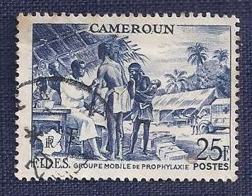 Cameroon.1956.Economic and Social Development Fund - Mobile medical station 25Fr