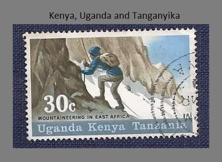 British East Africa.1968.Mountains of East Africa - Mountaineering in East Africa  30c