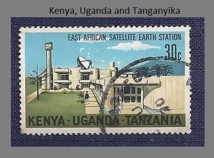 British East Africa.1970.Inauguration of Satellite Earth Station - Satellite Earth Station 30c