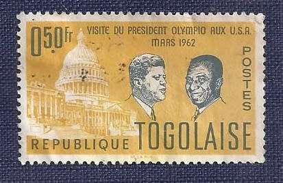 Togo.1962.Visit of Sylvanus Olympio to the United States of America 0,50F