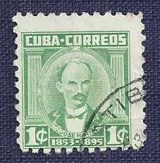 Cuba.1954.Patriots  -  José Marti (1853-1895)  1c
