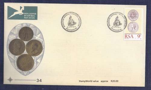 RSA.1974.The 100th Anniversary of Burgerspond, Coin