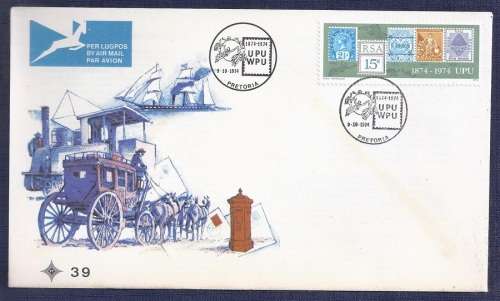 RSA.1974.The 100th Anniversary of the Universal Postal Union