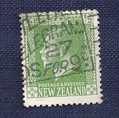 New Zealand.1925.King George V` ½P