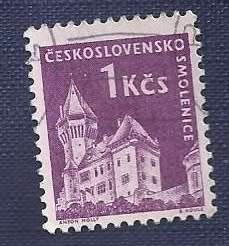 Czechoslovakia .1960 .Czechoslovak Castles  1Kc   Smolenice Castle