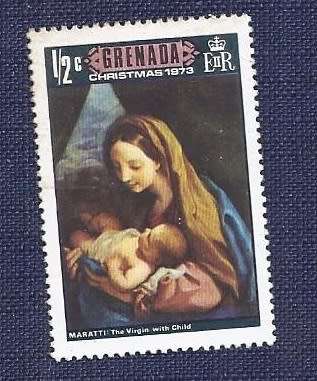 Grenada.1973.Christmas   ½c   Madonna and child, by Carlo Maratti