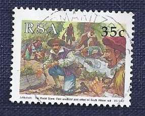 RSA.1992.Cape of Good Hope Postal Stones  35c