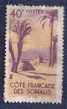 Somalia French.1947.Tent Danakil:  40c