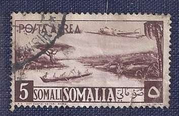 Somalia Italian1950.Views of Somalia Airmail  30c