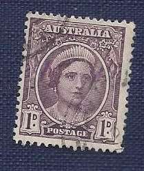 Australia.1943.Queen Elizabeth (queen Mother)  1d