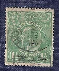Australia.1915.King George V    1½P